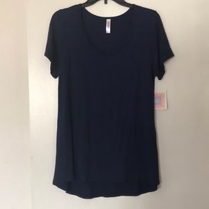 Dark blue lularoe classic tee